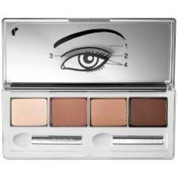 SALE! ✔️CLINIQUE #01 TEDDY BEAR All About Shadow Quad Palette  ✨ NEW IN BOX - Picture 1 of 14
